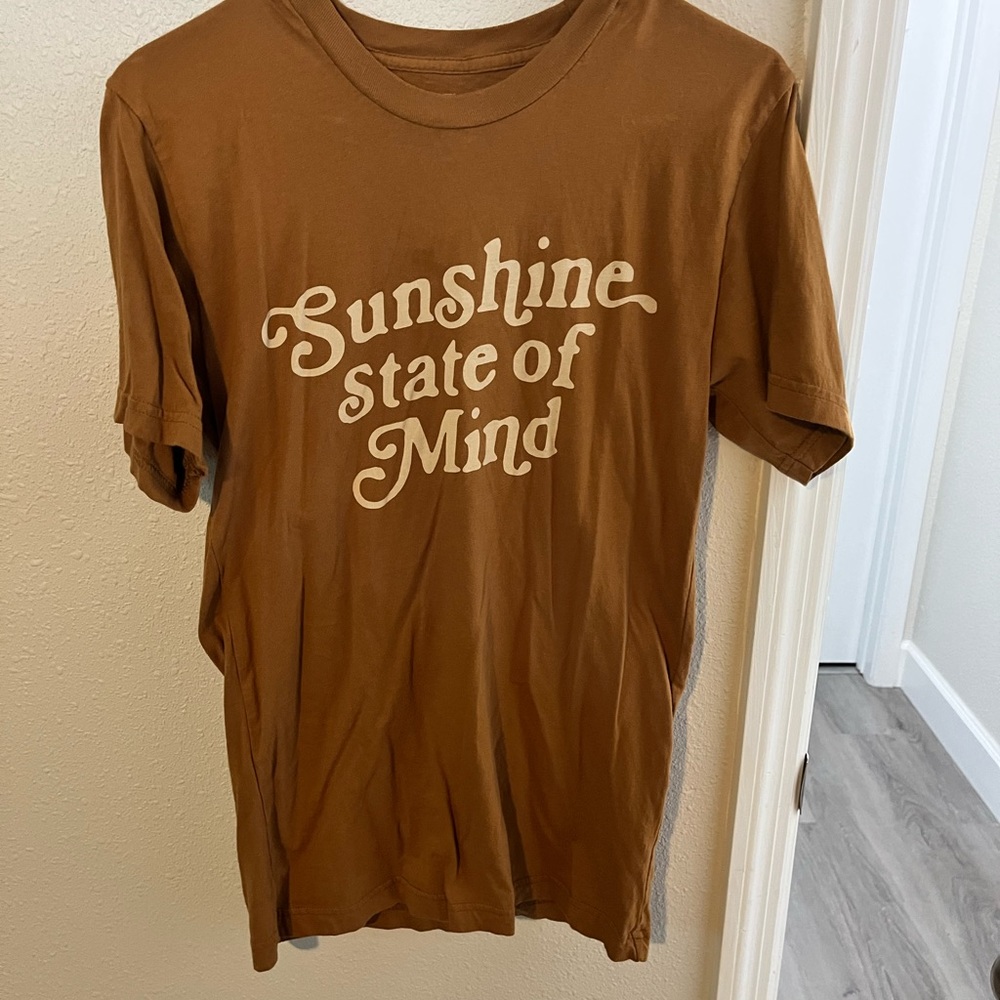 Salty blue t shirt.